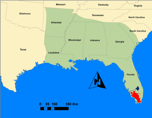 map of habitat range